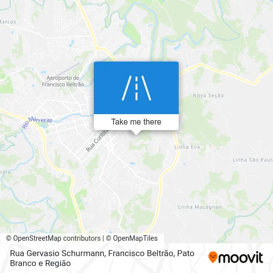 Rua Gervasio Schurmann map