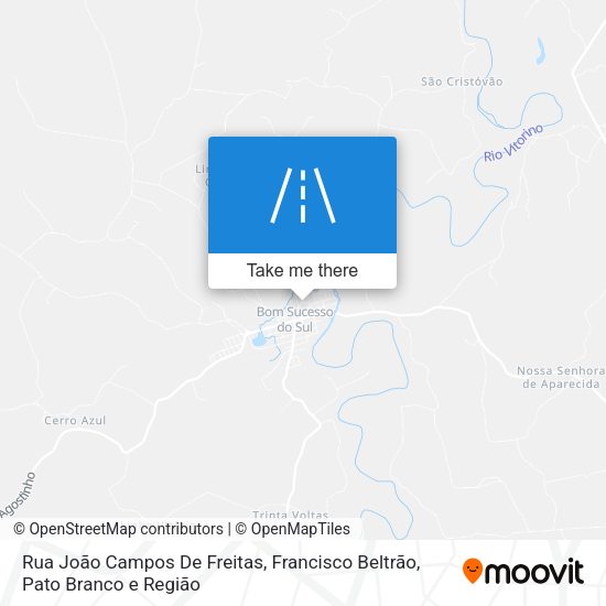 Rua João Campos De Freitas map