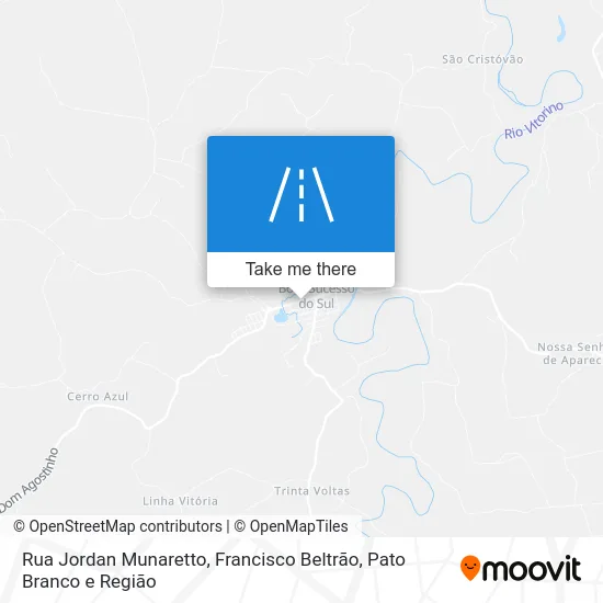 Rua Jordan Munaretto map