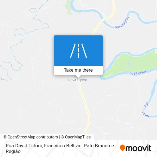 Rua David Tirloni map