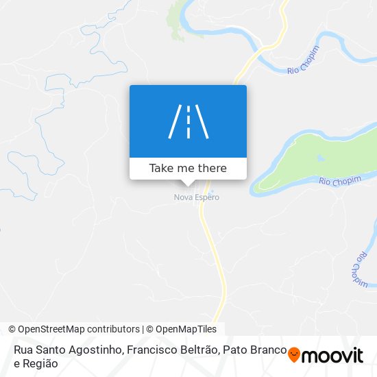 Rua Santo Agostinho map