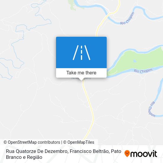 Rua Quatorze De Dezembro map