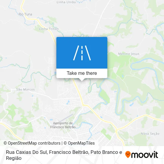 Rua Caxias Do Sul map