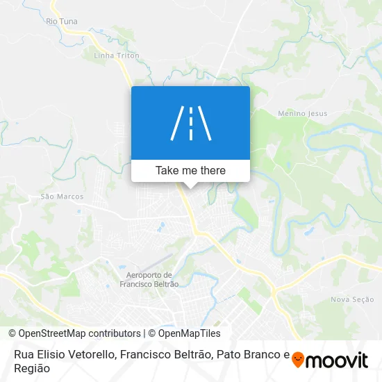 Rua Elisio Vetorello map