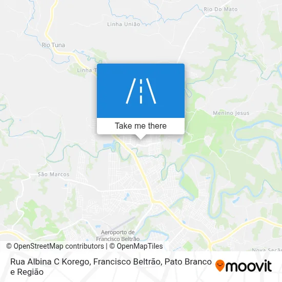 Rua Albina C Korego map