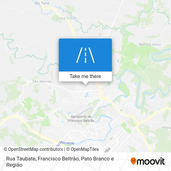 Rua Taubate map