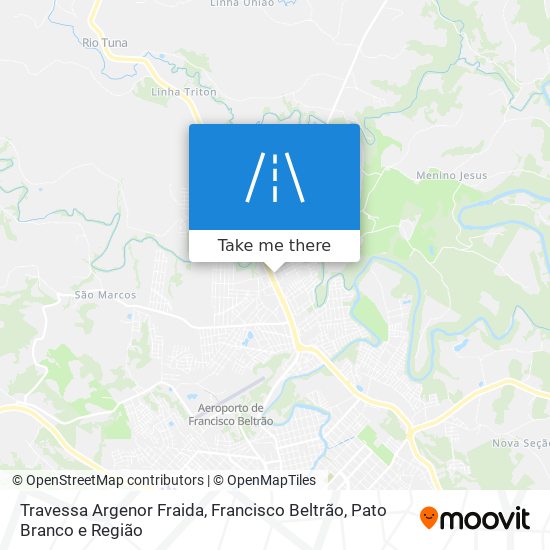 Travessa Argenor Fraida map