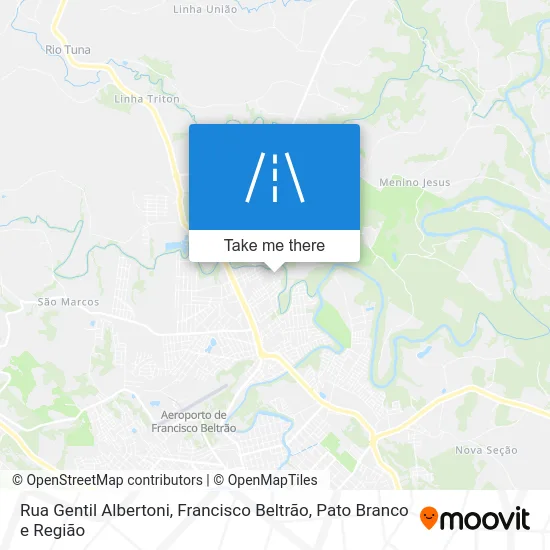 Rua Gentil Albertoni map