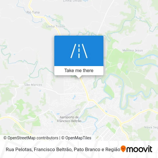 Rua Pelotas map