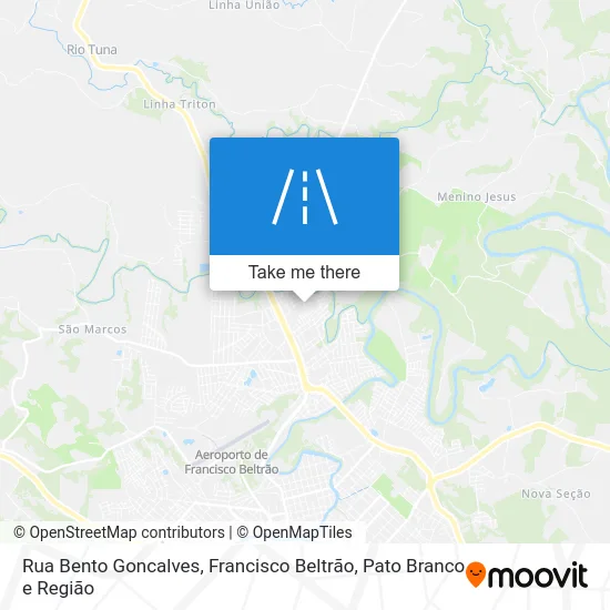 Rua Bento Goncalves map