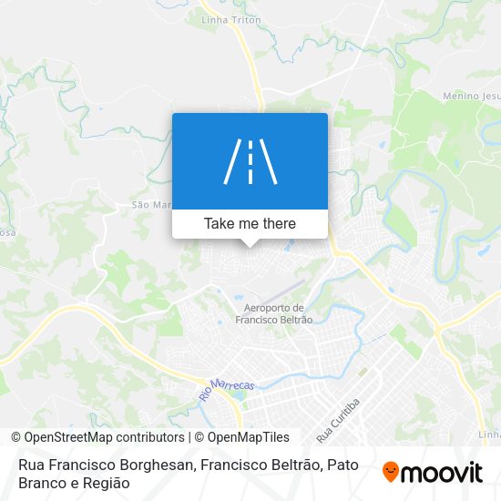 Rua Francisco Borghesan map