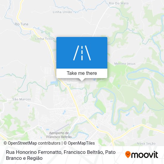 Rua Honorino Ferronatto map