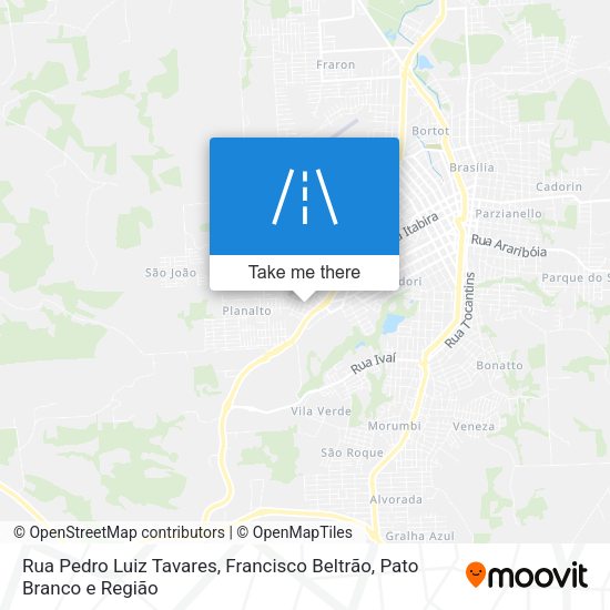 Rua Pedro Luiz Tavares map