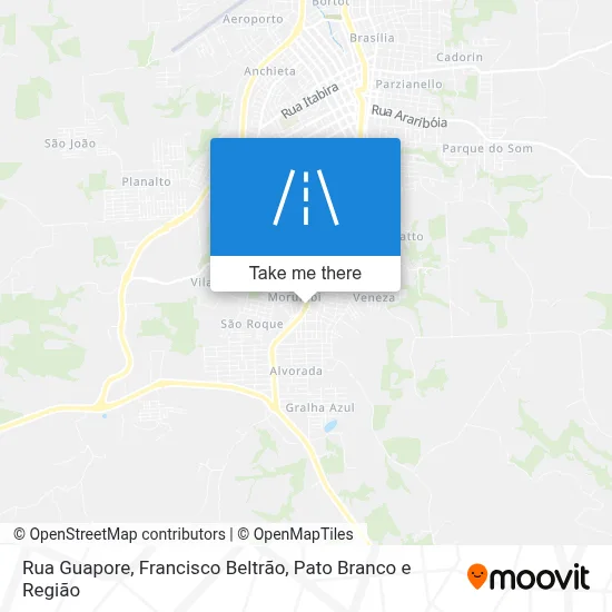 Rua Guapore map