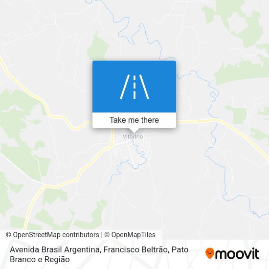 Avenida Brasil Argentina map