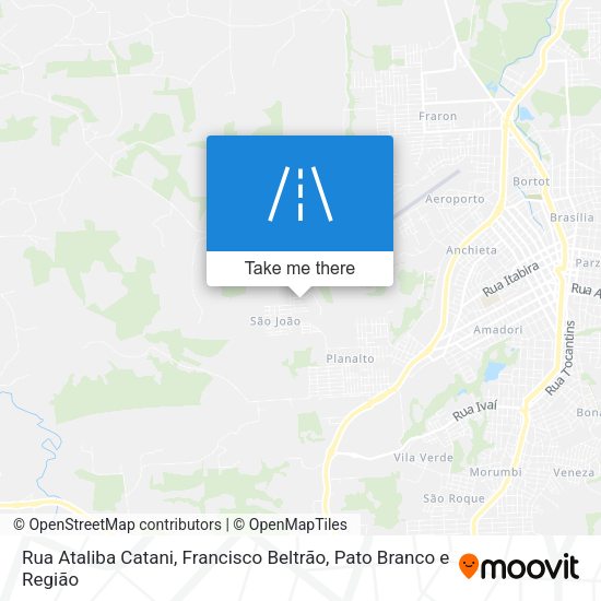 Rua Ataliba Catani map