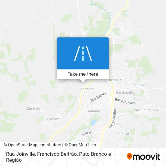 Rua Joinville map