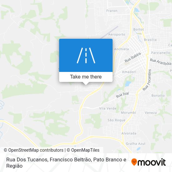 Rua Dos Tucanos map