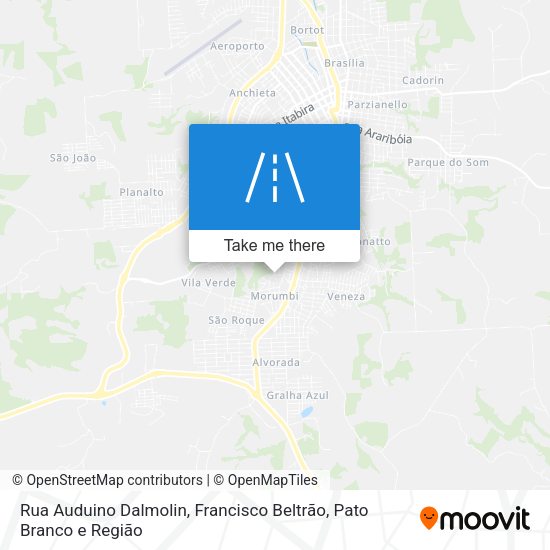 Rua Auduino Dalmolin map