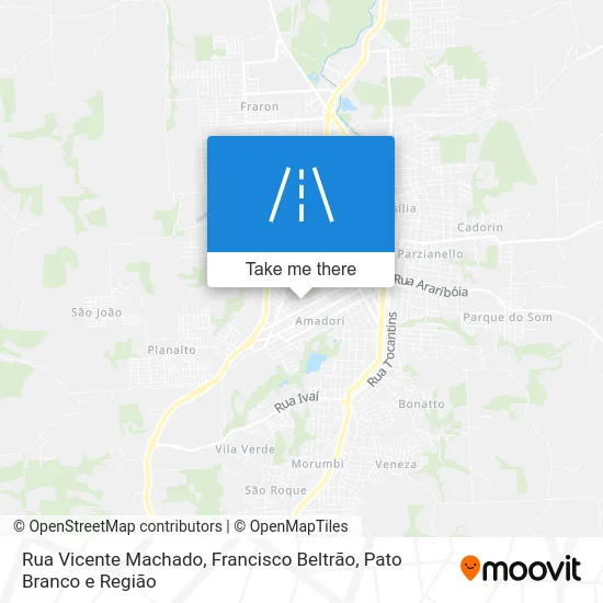 Rua Vicente Machado map