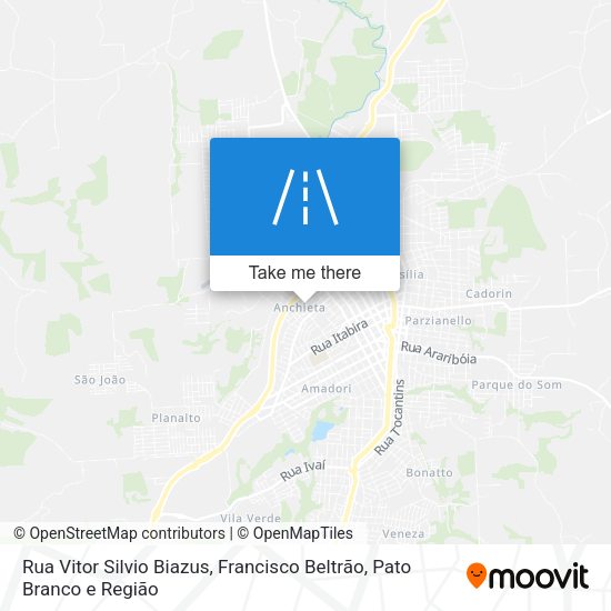 Rua Vitor Silvio Biazus map