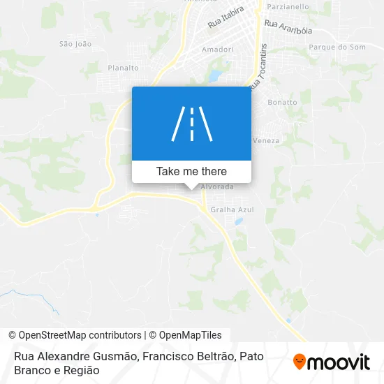 Rua Alexandre Gusmão map