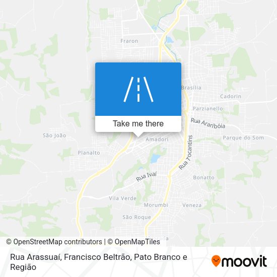 Rua Arassuaí map