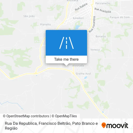 Rua Da Republica map