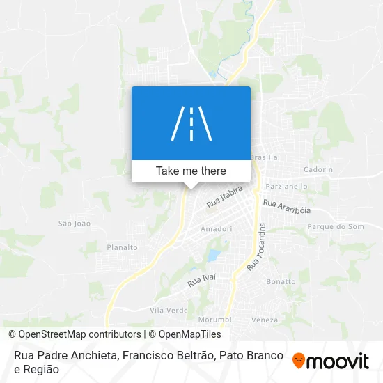 Rua Padre Anchieta map