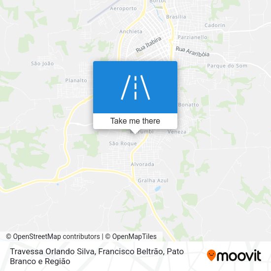 Travessa Orlando Silva map