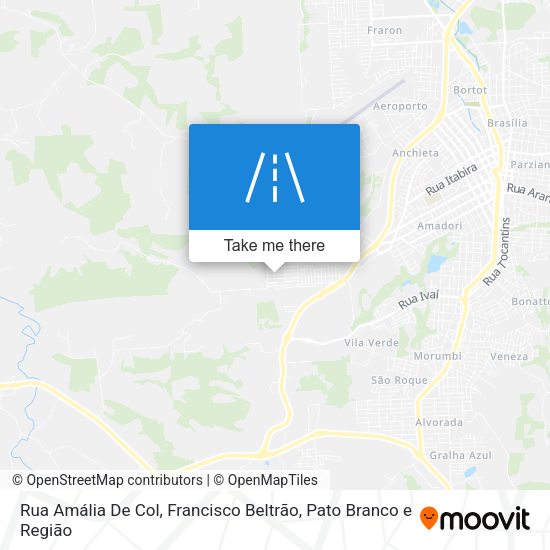Rua Amália De Col map
