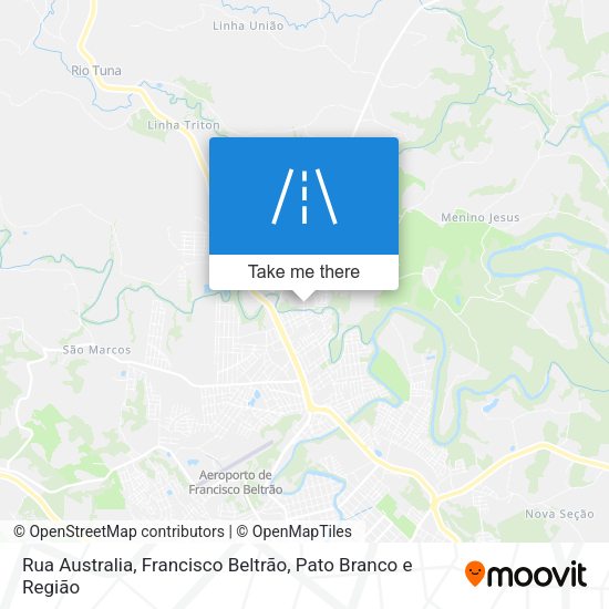 Rua Australia map