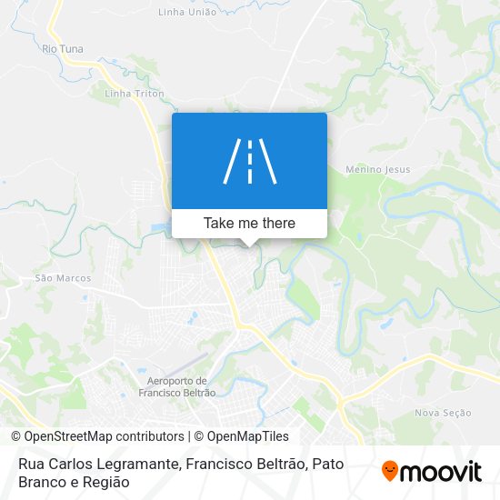 Rua Carlos Legramante map