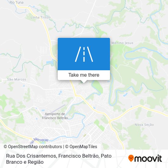 Rua Dos Crisantemos map