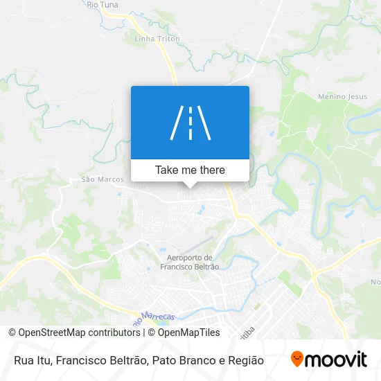 Rua Itu map