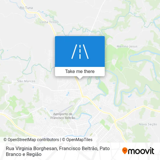 Rua Virginia Borghesan map