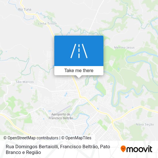 Rua Domingos Bertaiolli map