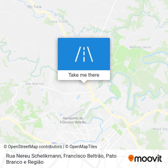 Rua Nereu Schelikmann map