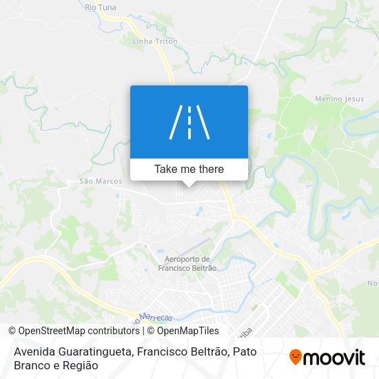 Avenida Guaratingueta map