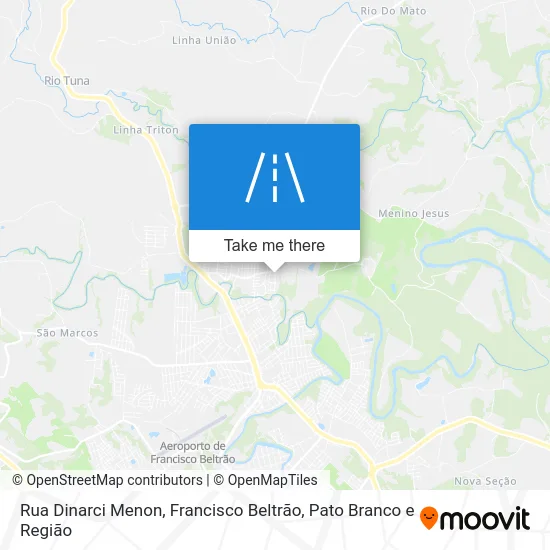 Rua Dinarci Menon map