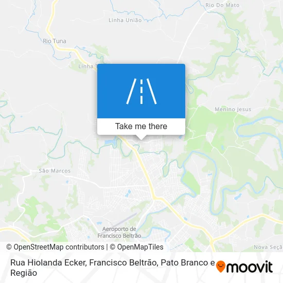 Rua Hiolanda Ecker map