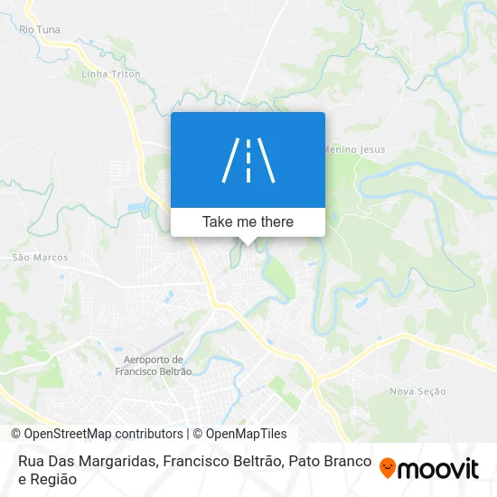 Rua Das Margaridas map