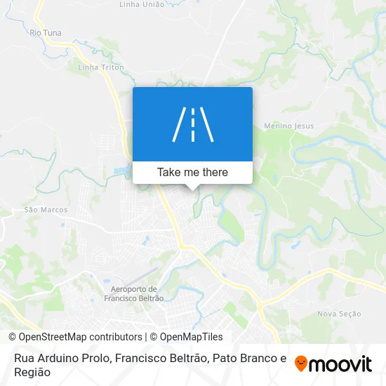 Rua Arduino Prolo map