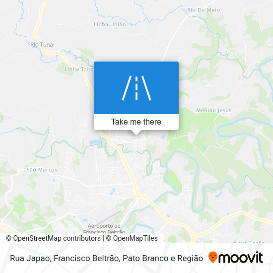 Rua Japao map