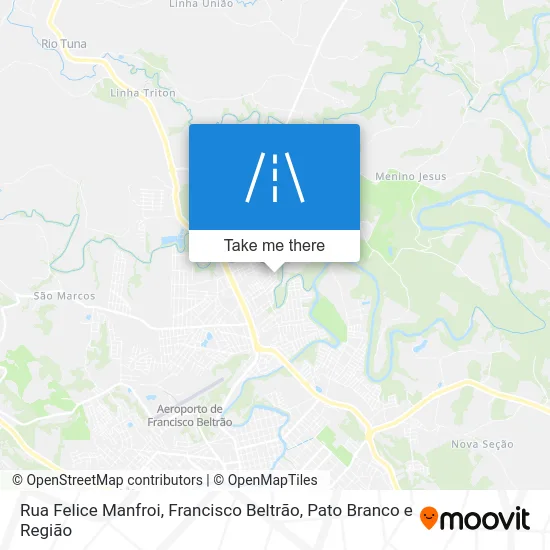 Rua Felice Manfroi map