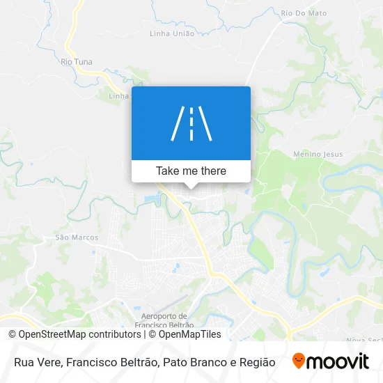 Rua Vere map
