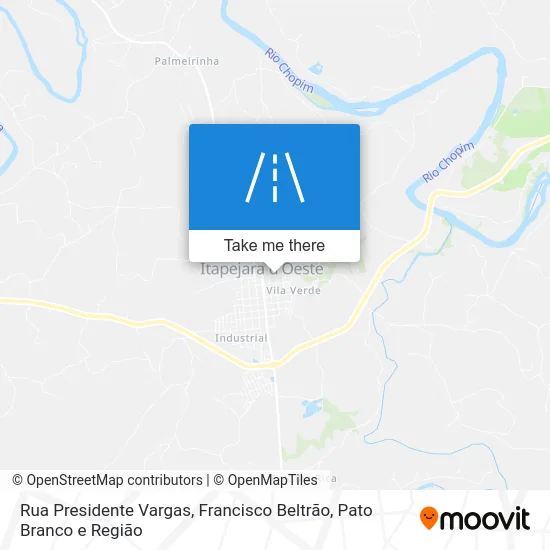 Rua Presidente Vargas map