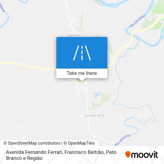 Avenida Fernando Ferrari map
