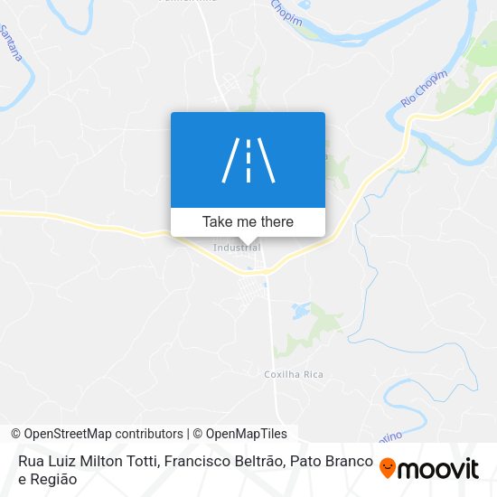 Rua Luiz Milton Totti map