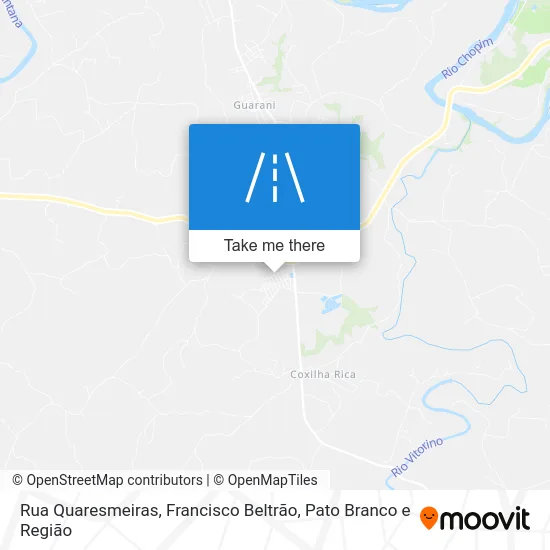 Rua Quaresmeiras map